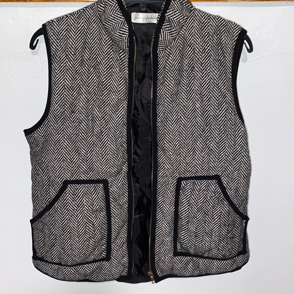 Jinziyi Fashion Zip Up Sweater Vest